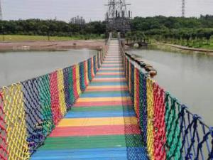 浙江衢州|木质索桥